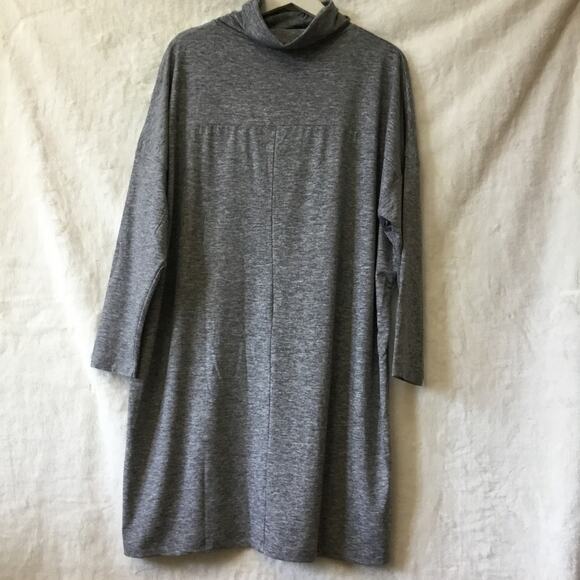 MNG Gray Oversized Turtleneck Dress - Picture 6 of 9